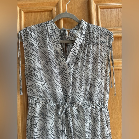 All Saints Kamala Zebra Print Dress size S - Picture 7 of 7